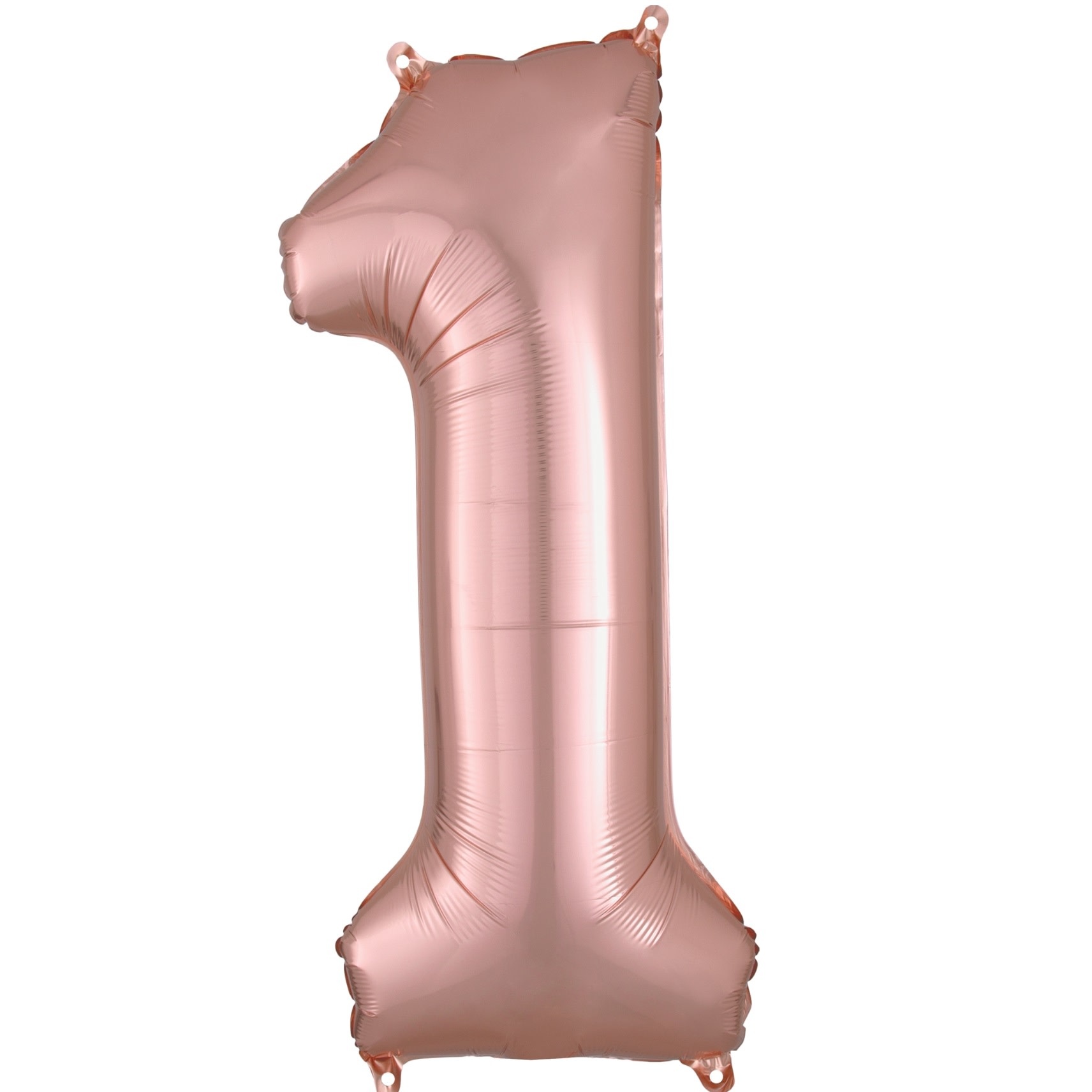 Number "1" Mylar Balloon - 34" Rose Gold