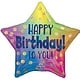 19" Happy Birthday to You Gold Dots - #33