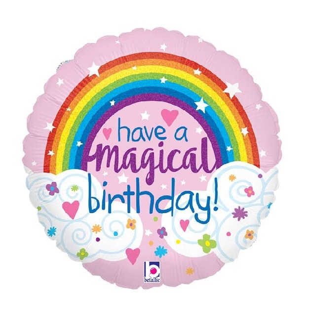 18" Mylar "Have a Magical Birthday" - #40