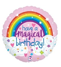 18" Mylar "Have a Magical Birthday" - #40