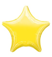 18" Mylar "Yellow Star" - #291