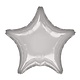 18" Mylar "Silver Star" - #302