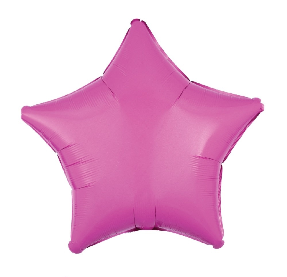 18" Mylar "Bubblegum Pink Star" - #310