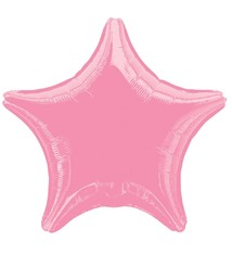 18" Mylar "Pastel Pink Star" - #312
