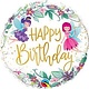 18" Birthday Wild Flower Fairies-#50