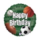 18" Mylar "Happy Birthday" Sports Balls - #55