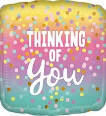 17" Thinking Of You Pastel Dot- #207