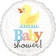 18" Baby Shower Yellow Ducky - #246