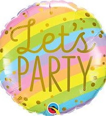 18" Let's Party Stripes- #205