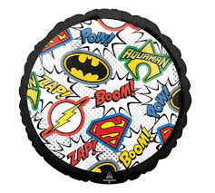 18" Mylar  Justice League Symbols  - #355