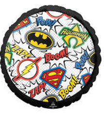 18" Mylar  Justice League Symbols  - #355
