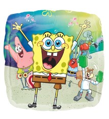 18" Mylar "Sponge Bob and Friends" - #128