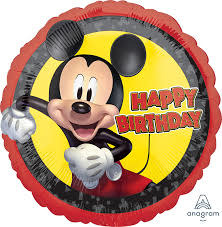 18" Mylar "Happy Birthday" Mickey Mouse Forever - #146