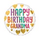 18" Mylar "Grandma Happy Birthday" - #151