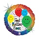 18" Mylar "Feel Better Soon" Smiley Balloons - #158