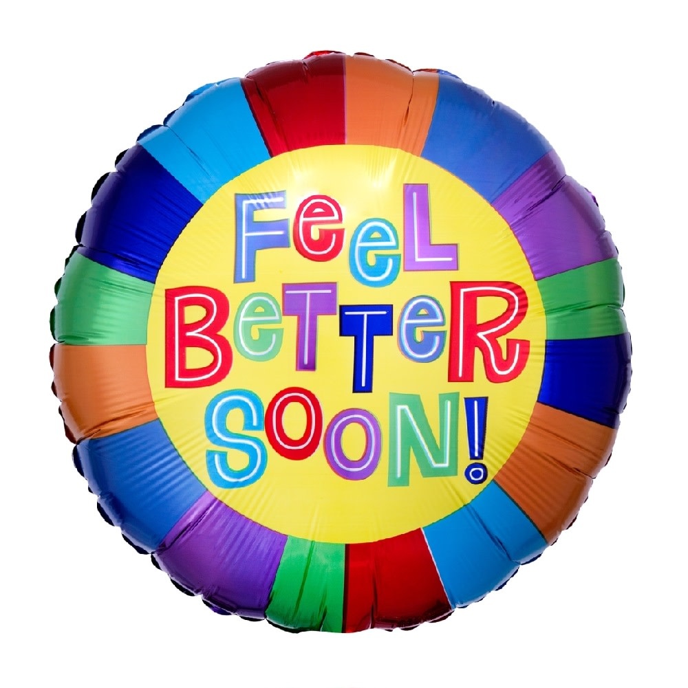 18" Mylar "Feel Better Soon" - #159