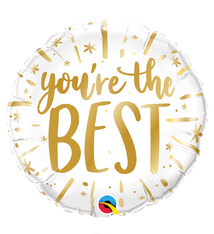 18" Mylar You're the Best Gold - #164