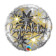 18" Mylar "Congratulations" Bursting Stars - #182