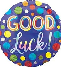 18" Mylar Good Luck Dots - #189