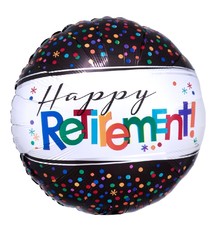 18" Mylar "Happy Retirement" - #201