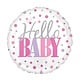18" Mylar "Hello Baby" Pink/Purple Dots - #251