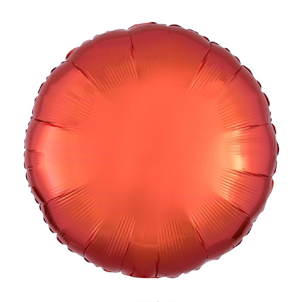 18" Mylar "Orange Circle" - #314