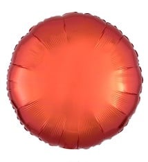 18" Mylar "Orange Circle" - #314