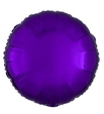 18" Mylar "Purple Circle" - #318