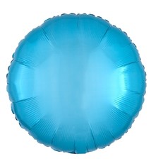 18" Mylar "Caribbean Blue Circle" - #319