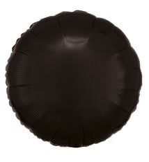 18" Mylar "Black Circle"  - #328