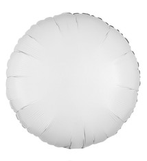 18" Mylar "White Circle" - #331