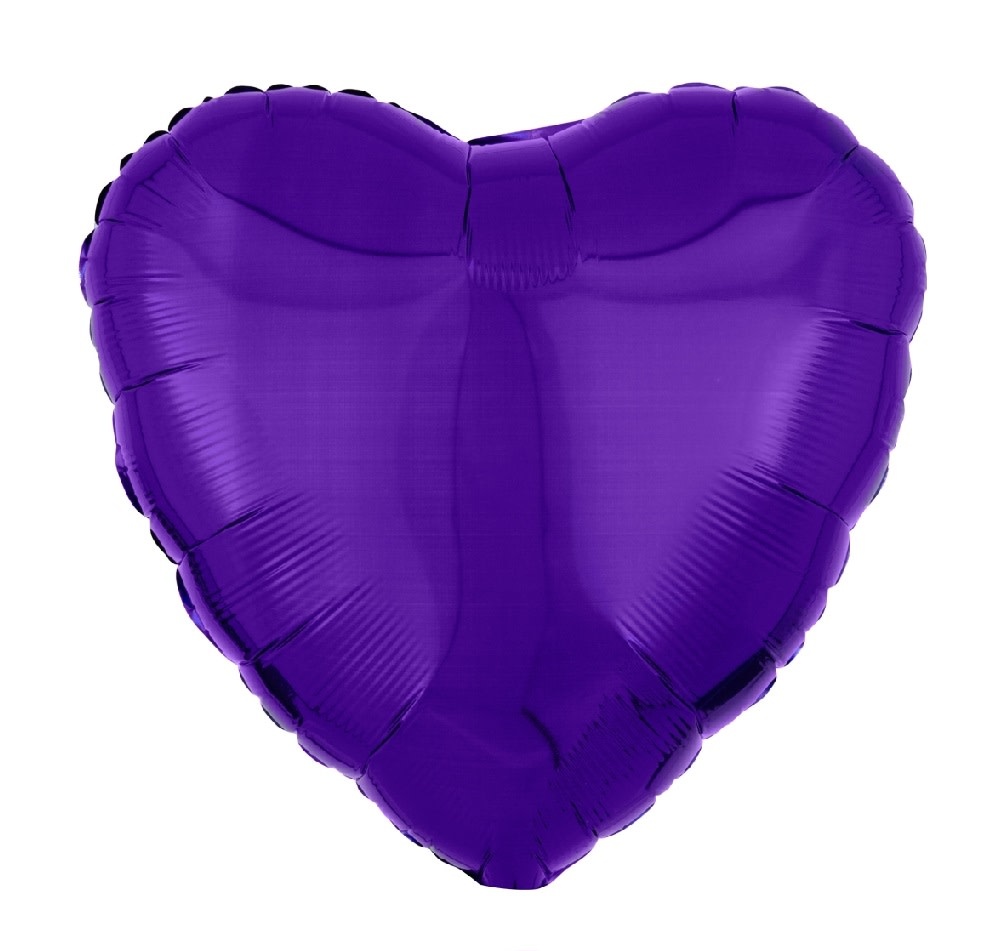 18" Mylar "Purple Heart"  - #339