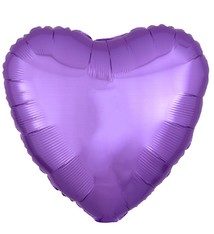 18" Mylar "Spring Lilac Heart" - #347