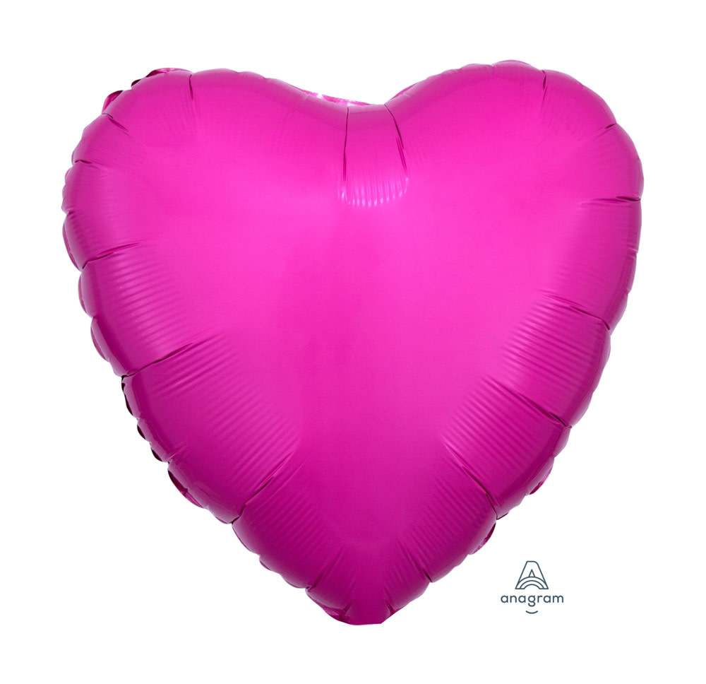 Bubblegum Pink Heart Mylar Balloon - 18" - #348
