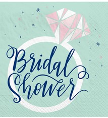 Mint Bridal Shower Luncheon Napkins