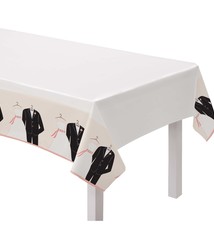 Wedding Attire Plastic Table Cover
