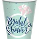 Mint Bridal Shower 9 Oz Paper Cups