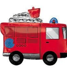 26" Fire Truck Shape Mylar Balloon