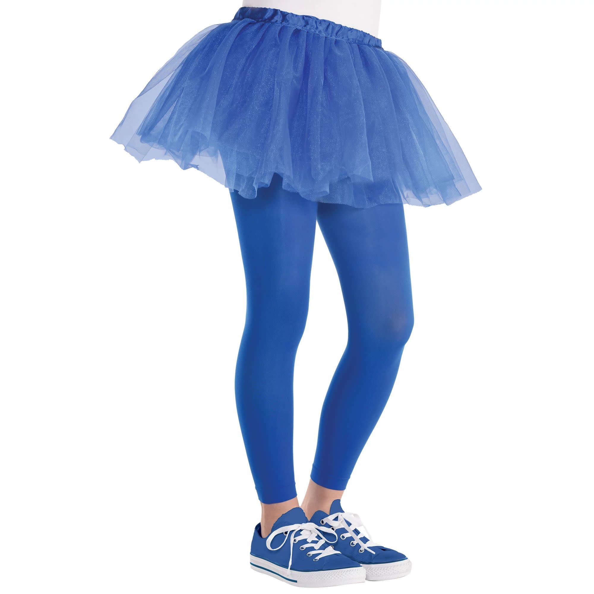 Blue Footless Tights - Child