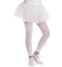 White Footless Tights - Child