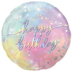28" Luminous Birthday Mylar Balloon