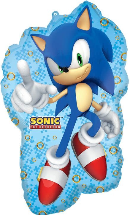 30" Sonic the Hedgehog Super Shape Mylar Balloon