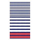 Breton Stripe Guest Towel Napkins in Blue - 15 Per Package