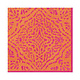 Annika Luncheon Napkins in Orange - 20 Per Package