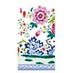 Floral Porcelain Guest Towel Napkins - 15 Per Package