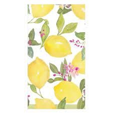 Limoncello Guest Towel Napkins - 15 Per Package