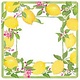 Limoncello Square Dinner Plates - 8 Per Package