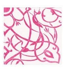 Algarve Paper Linen Luncheon Napkins in Fuchsia - 15 Per Package