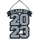 Class Of 2023 Sign - Silver