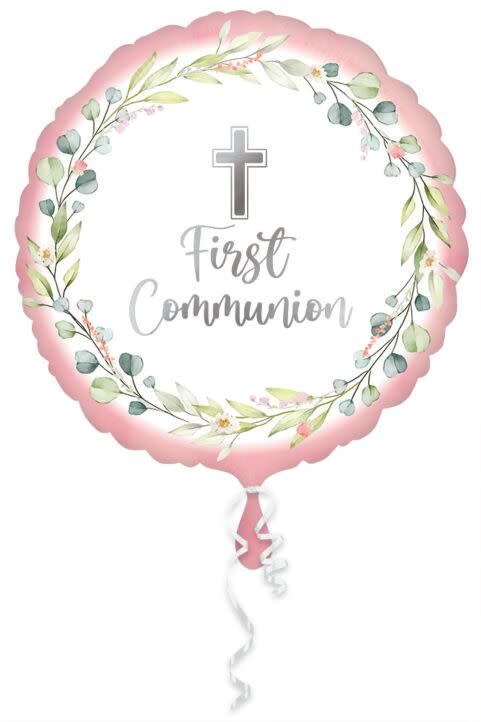 17" My First Communion Pink